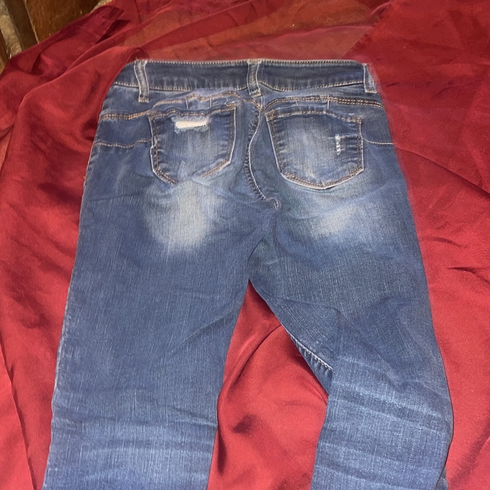 Blue Ripped Jeans - Picture 4 of 5